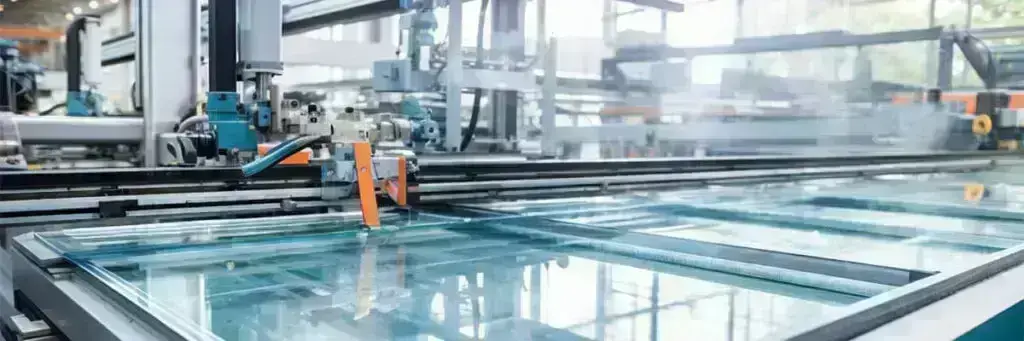 usine de fabrication de verre pour vitrage isolant thermique valeur U facteur solaire 